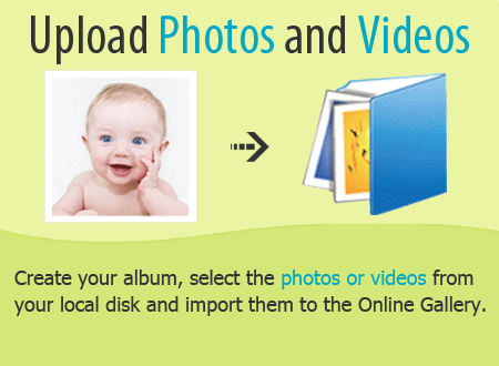 Upload Photos and Videos