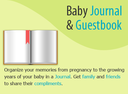 Baby Journal and Guestbook